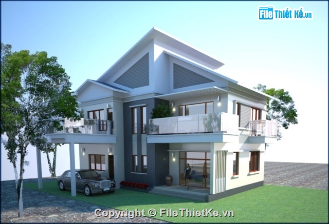 biệt thự đẹp 2,tầng mái ngói,mái ngói,biệt thự phố